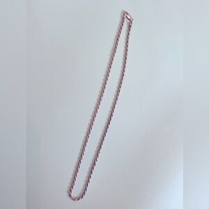 925 Sterling rope necklace